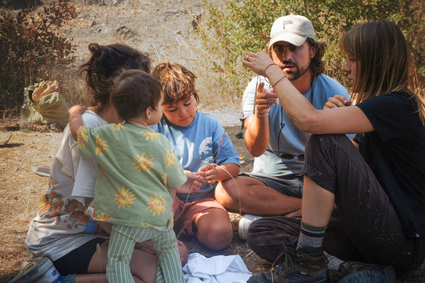 Wilderness Skills Community Day kids and families learning in nature